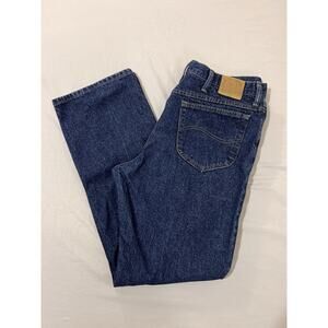 Vintage‎ Lee Jeans Men 38x33 Made in Mexico Regular Fit Straight Leg 100% Cotton